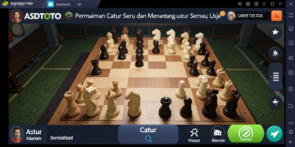 Tampilan antarmuka permainan catur ASDTOTO yang menarik.
