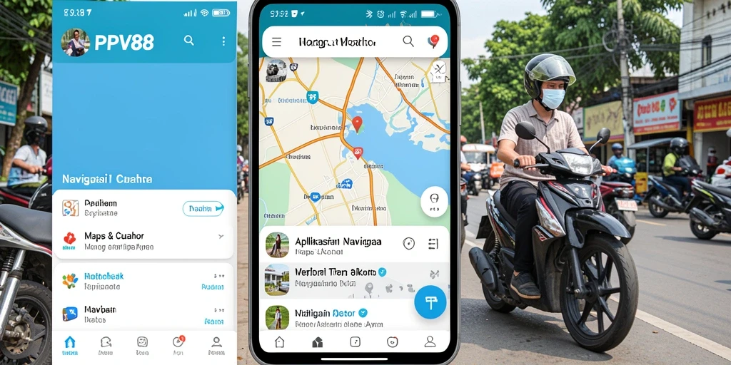 Antarmuka aplikasi PPV88 dengan fitur navigasi yang intuitif.
