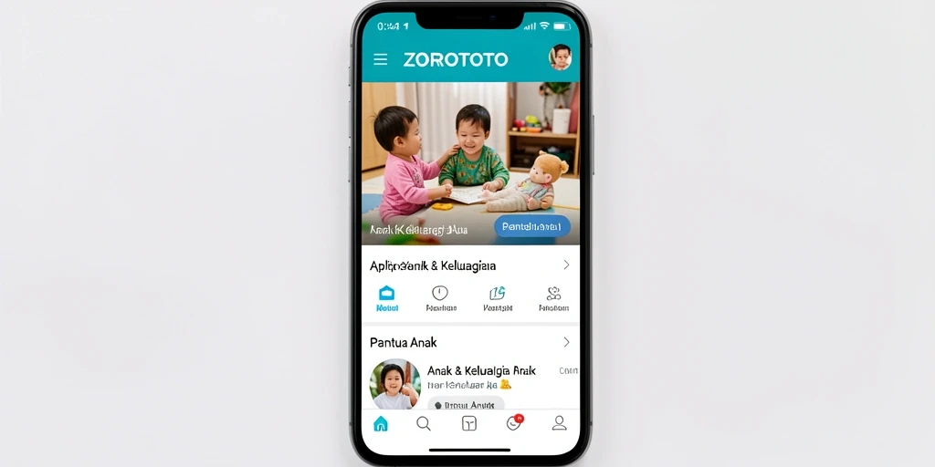 Antarmuka ZOROTOTO yang ramah dan fungsional.
